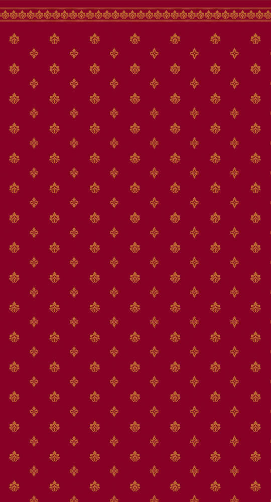 Behang Garden Crest Burgundy