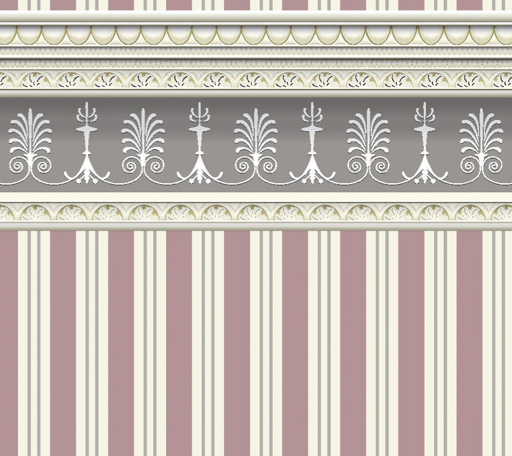 Behang Stripe Heather