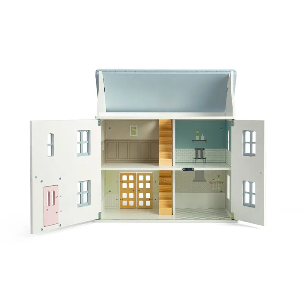 Bigjigs Poppenhuis Houten Zomerhuis 3