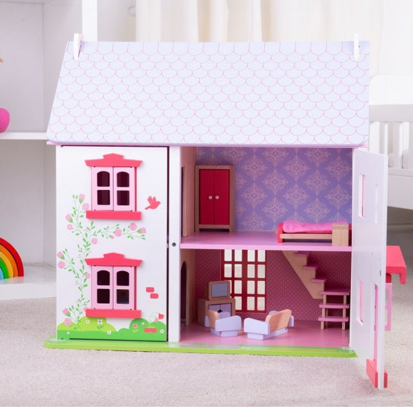 Bigjigs Poppenhuis Rose Cottage JT101_3