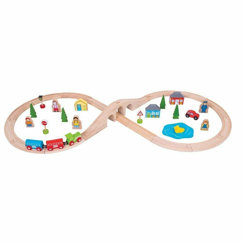 Bigjigs Treinset Figuur 8 BJT012 5