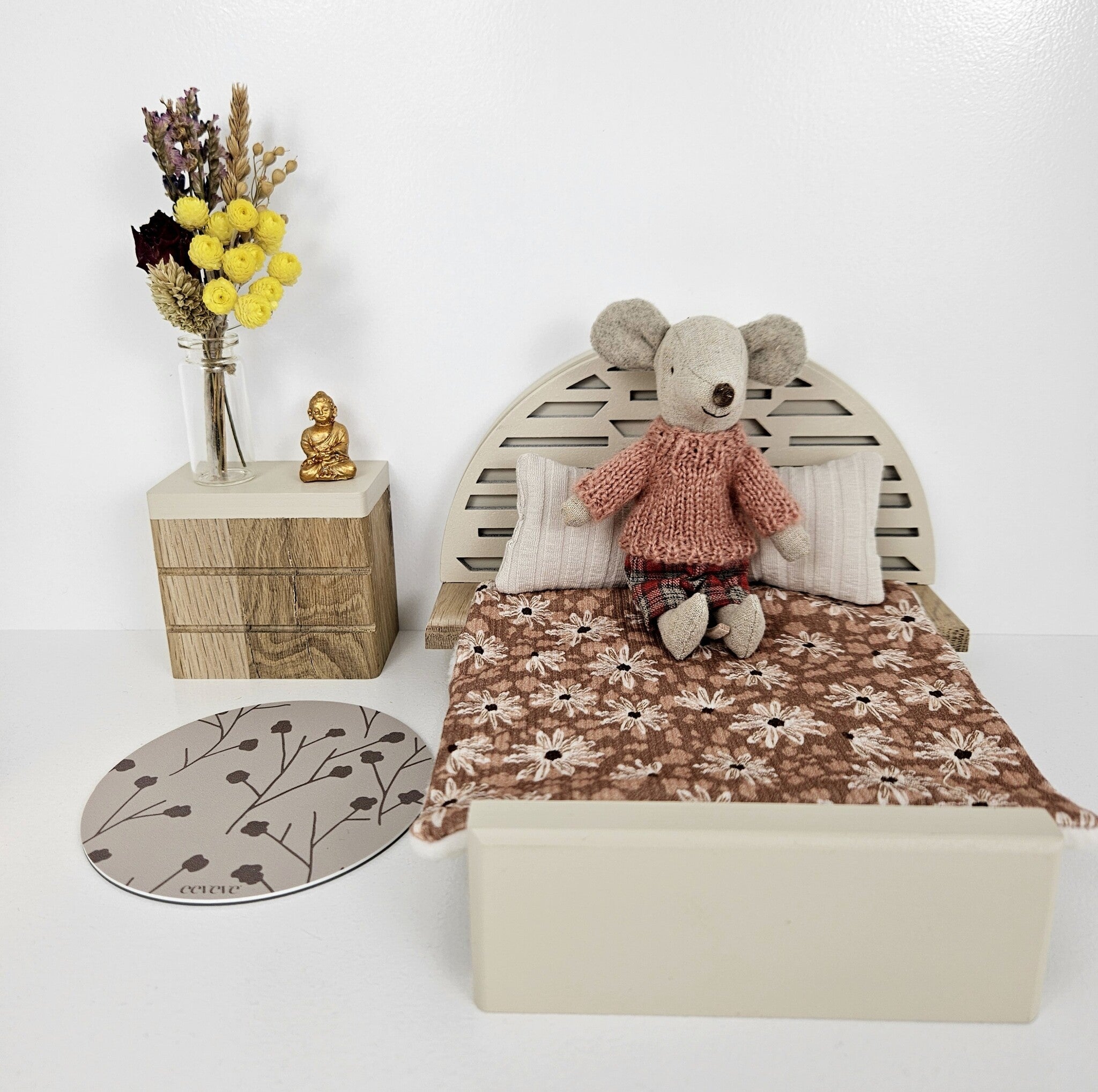 Dekbedset Groot Bloemen Luipaard 1