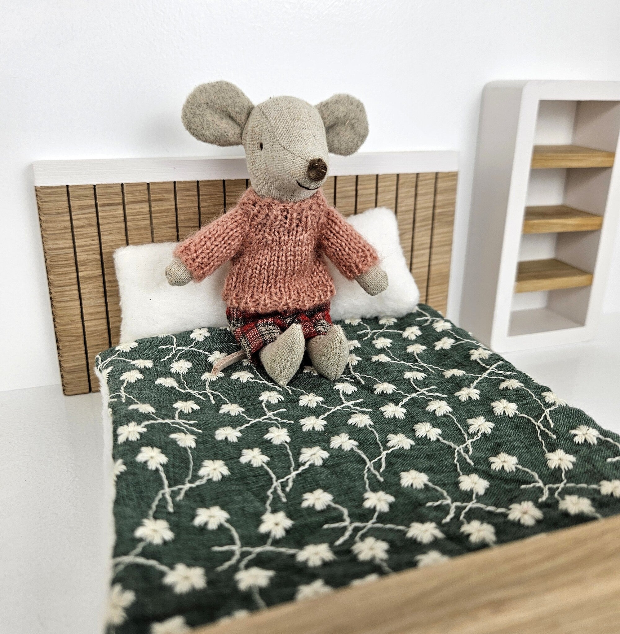 Dekbedset Groot Groen met Bloemen 2