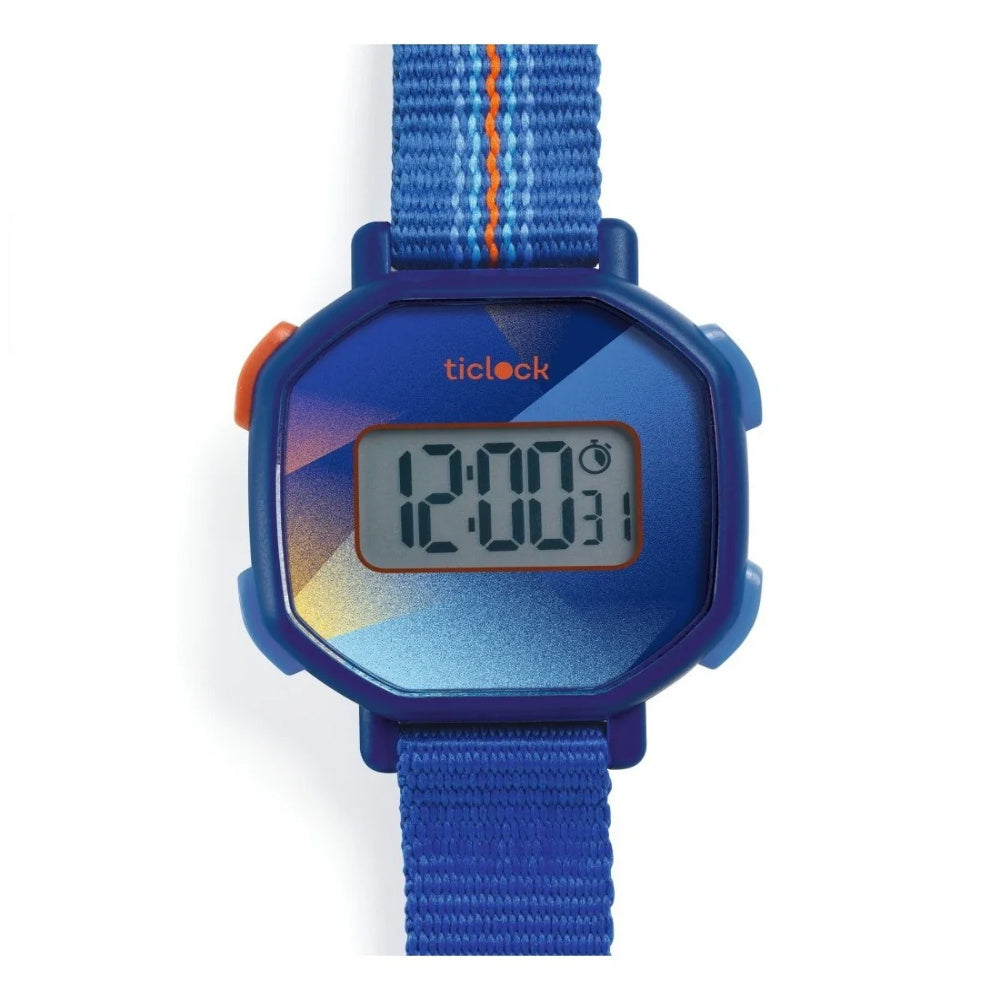 Djeco Horloge Blauw Geluid
