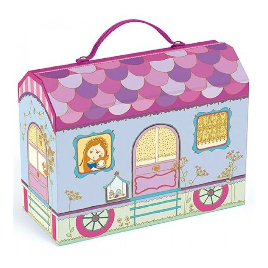 Djeco Tinyly Draagbaar Poppenhuis Bluchka en Indie_ 2 (1)