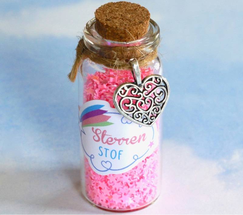 Droomdeurtjes Flesje Sterrenstof Roze