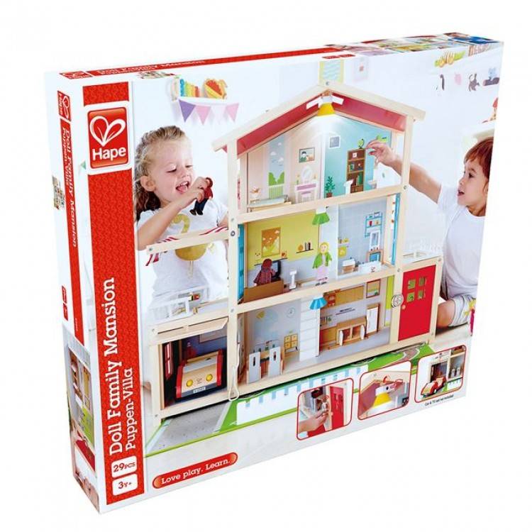 Hape Family Mansion Poppenhuis E3405_9