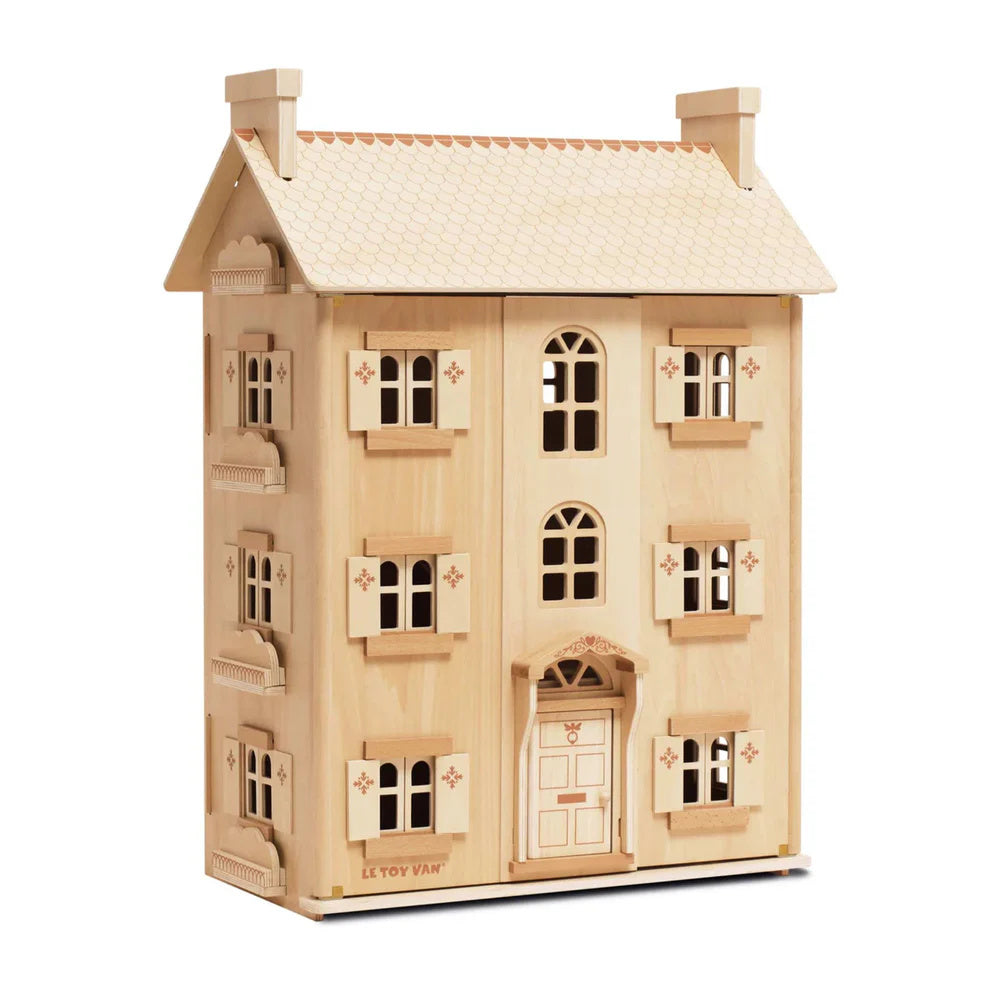 Le Toy Van Grand Natural Wooden Dollhouse 1