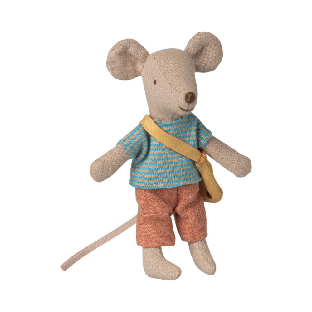 Maileg Kleine Broer Muis met Tas 17-6101-00