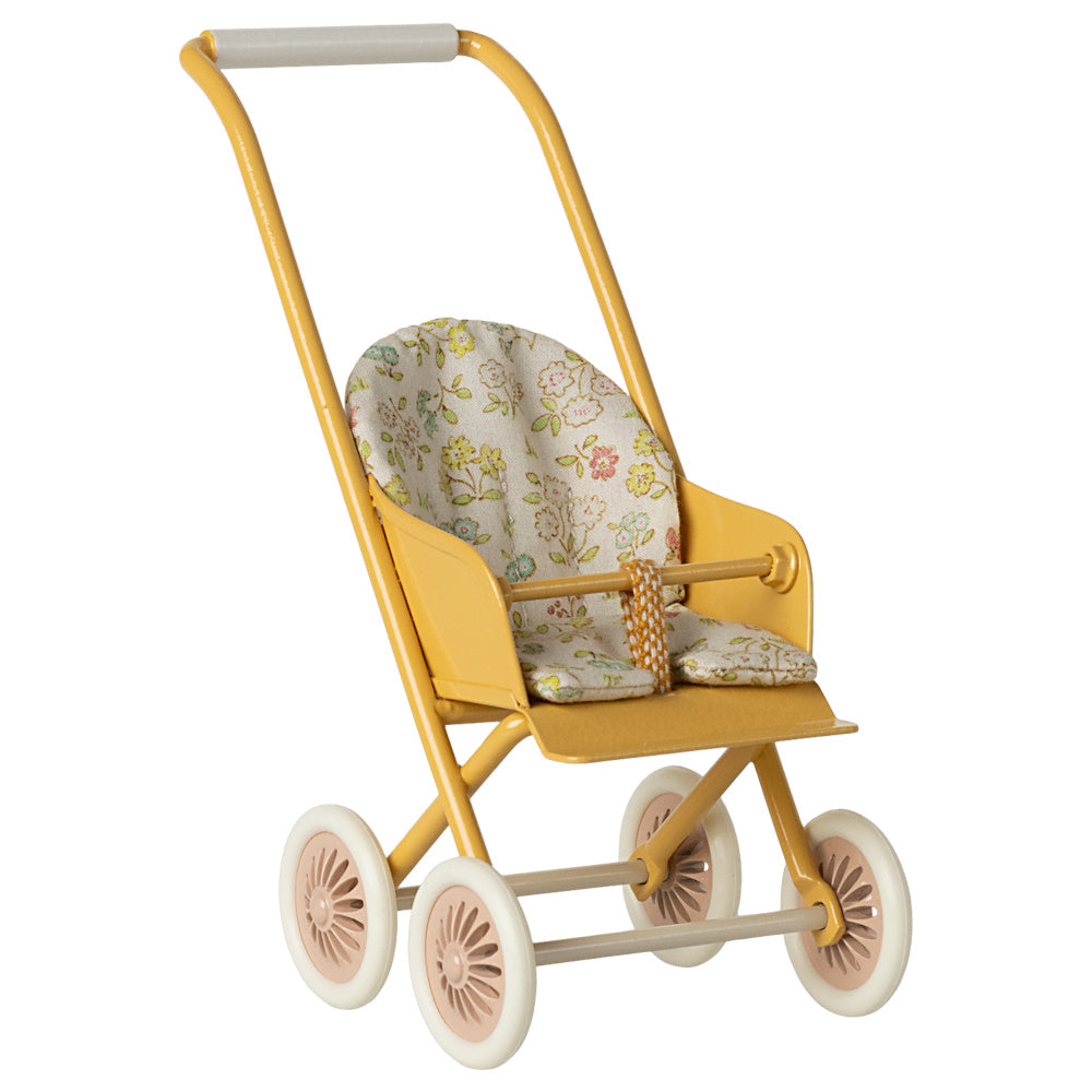Maileg Wandelwagen Micro Geel