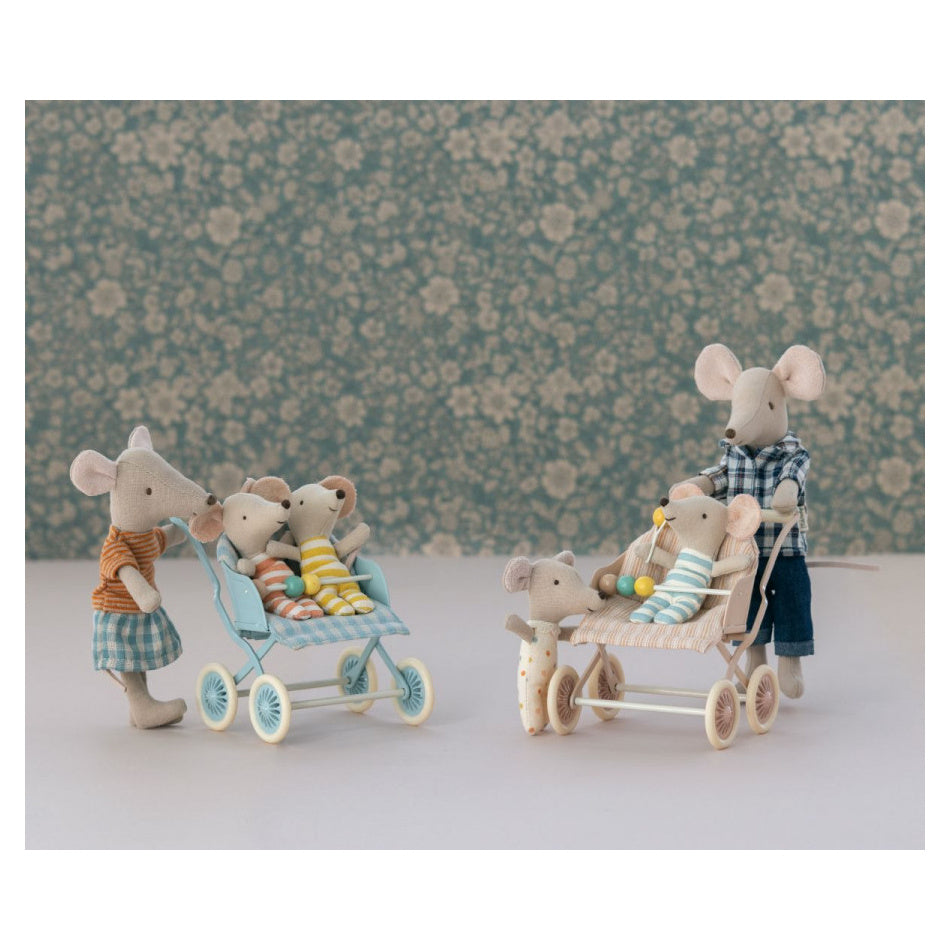 Maileg Wandelwagen Muis - Rose 11-3107-01_4