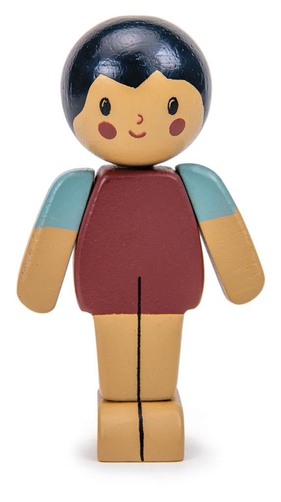 Tender Leaf Toys Poppenhuis Poppetje Amandel Jongen 1