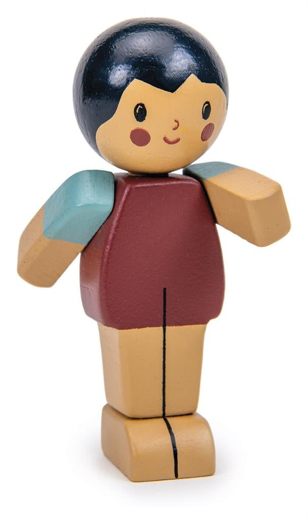 Tender Leaf Toys Poppenhuis Poppetje Amandel Jongen 2