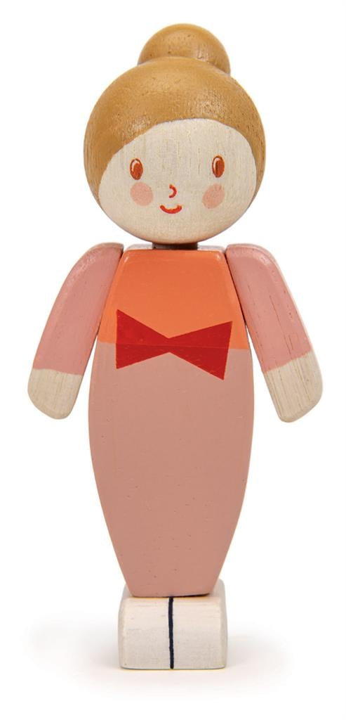Tender Leaf Toys Poppenhuis Poppetje Ivoor Moeder 1