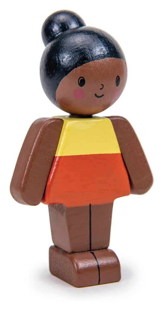 Tender Leaf Toys Poppenhuis Poppetje Mokka Meisje 2