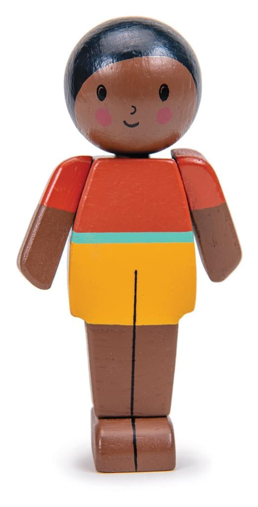 Tender Leaf Toys Poppenhuis Poppetje Mokka Vader 1