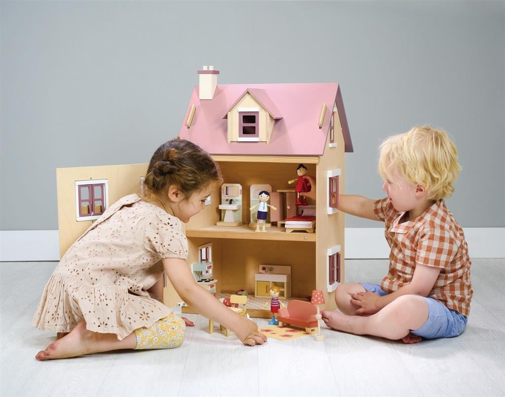 Tender Leaf Toys Poppenhuis Villa met Meubels 4608128_2