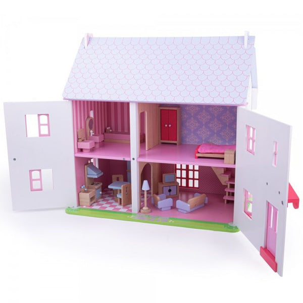 Bigjigs Poppenhuis Rose Cottage JT101_4