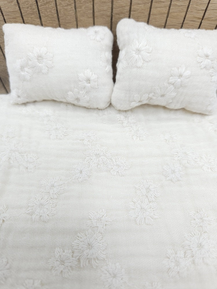 Dekbedset Groot Broderie Wit