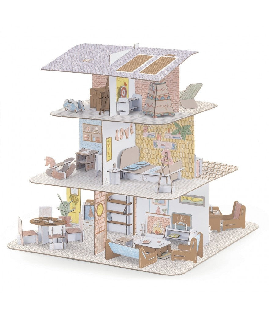 Djeco DIY Poppenhuis 2