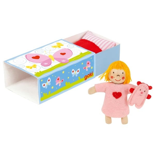 Goki poppenhuis meisje in bedje 51536_1