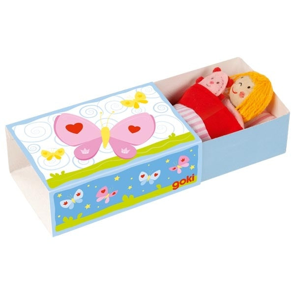 Goki poppenhuis meisje in bedje 51536_2