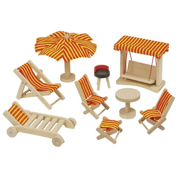 Goki poppenhuis tuinmeubels II 1
