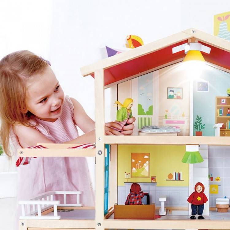 Hape Family Mansion Poppenhuis E3405_4