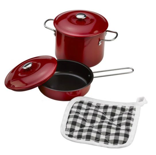Keuken kookset rood 544x542