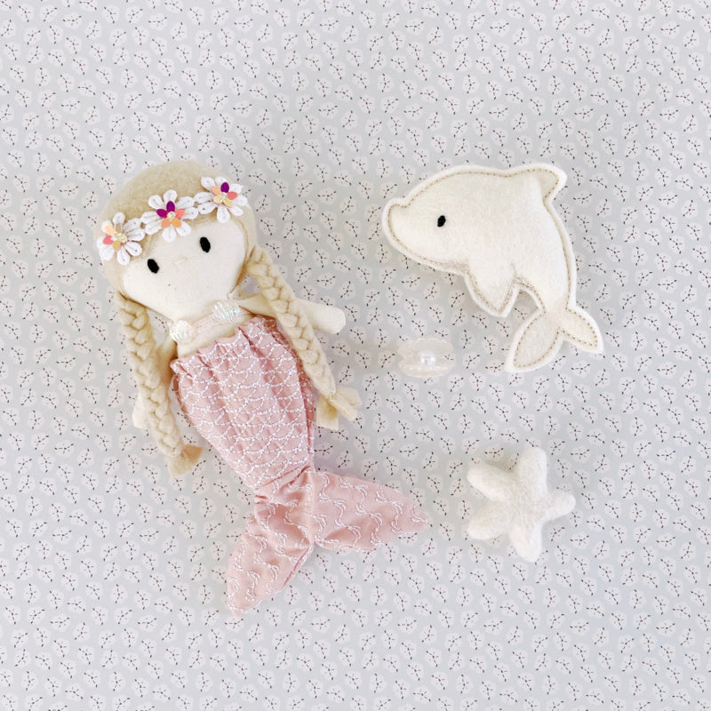 Kleine Lievelijne Cadeauset Mermaid Popje 1-3
