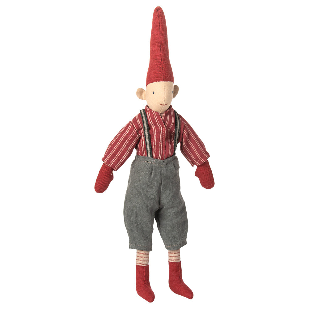 Maileg Pixy Maat 2 Jongen Rood Shirt