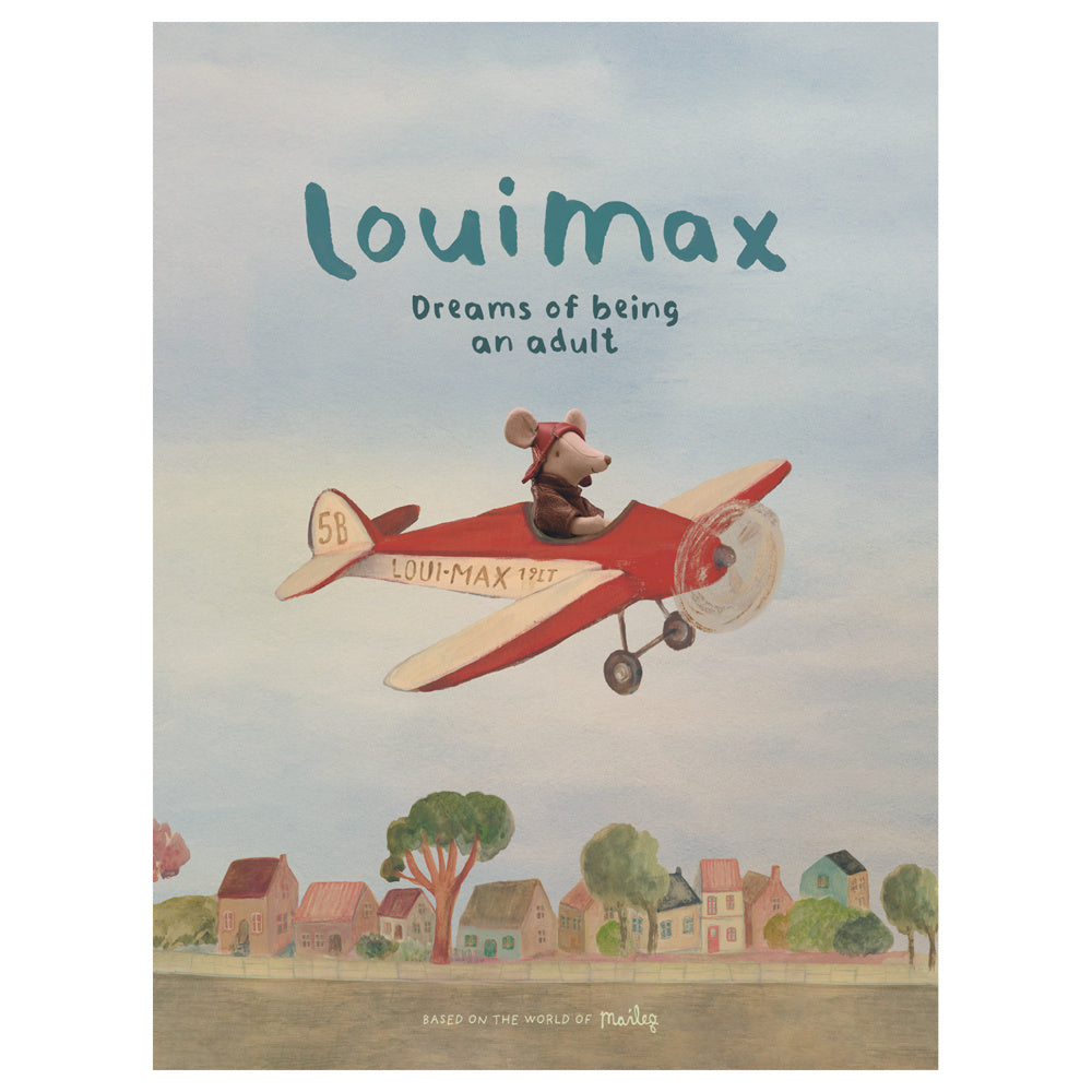 Maileg Poster LouiMax Vliegtuig