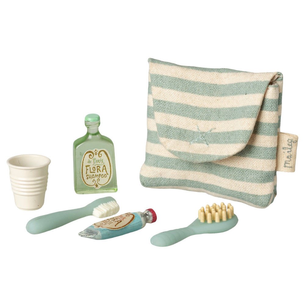 Maileg Tandenborstel Set in Tas Blauw 11-6303-01_1