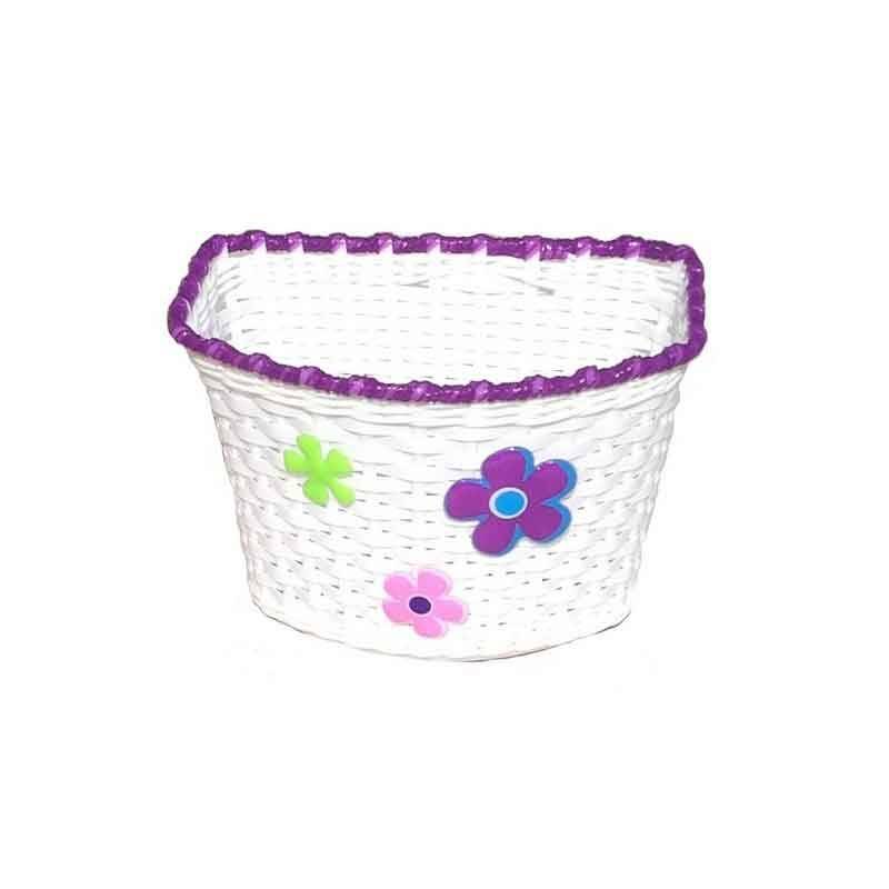 Mini Mommy Fietsmand Wit 83093
