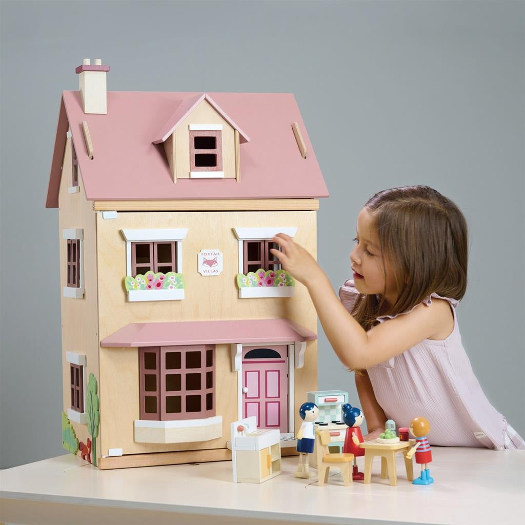 Tender Leaf Toys Poppenhuis Villa met Meubels 4608128_9