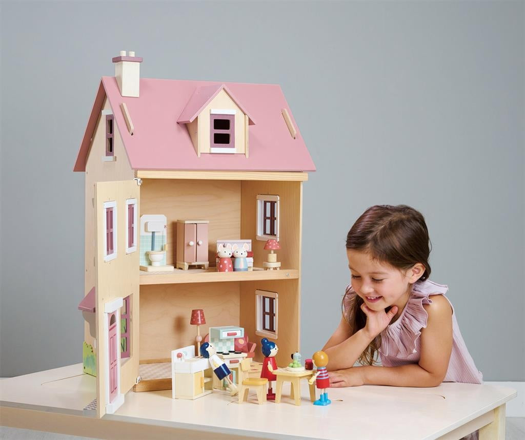 Tender Leaf Toys Poppenhuis Villa met Meubels 4608128_3