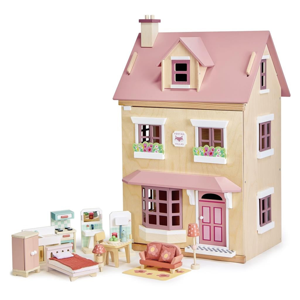 Tender Leaf Toys Poppenhuis Villa met Meubels 4608128_1