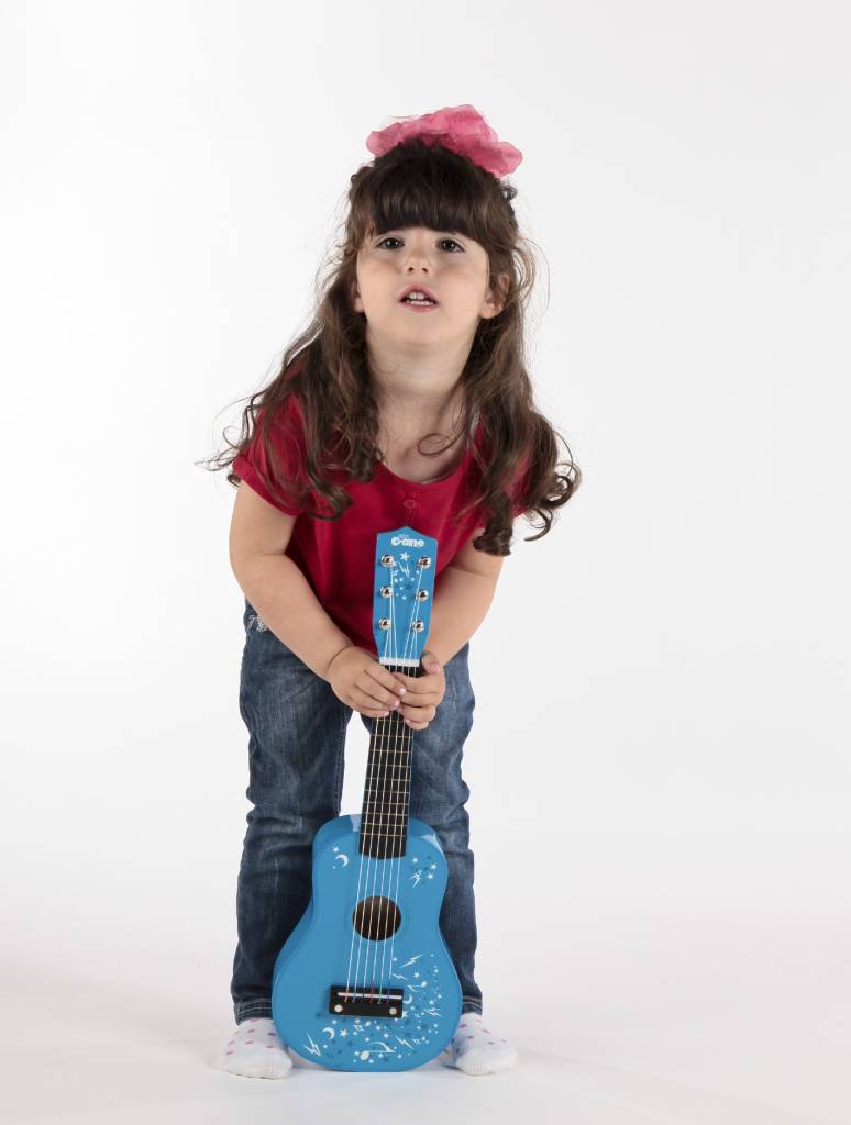 Tidlo blauwe gitaar 1